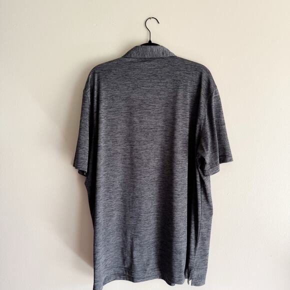 Callaway Black Grey Heathered Short Sleeve Golf Polo - XL - Picture 4 of 5
